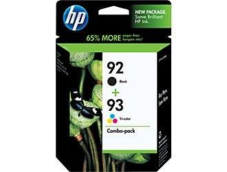 HP 92/93 Blk/Color Ink Cartridges (C9513BN)